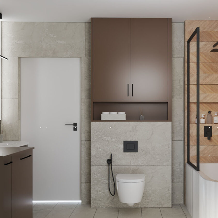 Drewniano-betonowa oaza